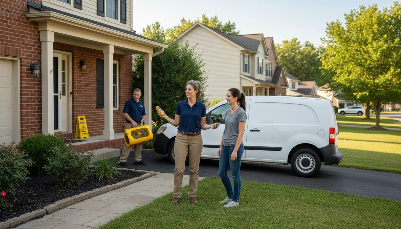 Residential water damage restoration in Jamieson, OR